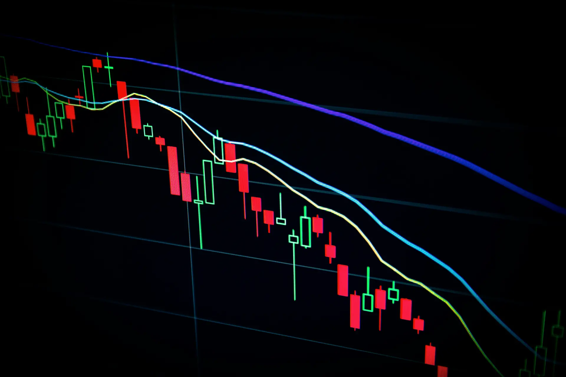 Financial market data visualization